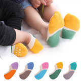 儿童船袜 男女童宝宝防滑地板袜韩国进口全棉春夏婴儿袜6-12个月