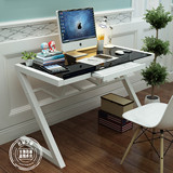现代简约烤漆台式电脑桌简易组笔记本电脑桌家用办公书桌写字台Z