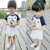 童装0-1-2-3岁4韩版女宝宝夏装连衣裙女童裙子婴幼儿童长款公主裙