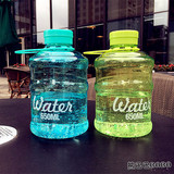 韩国创意个性水瓶饮水机水桶塑料水杯子学生水壶运动便携随手杯女