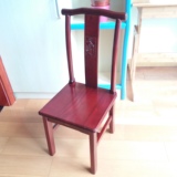 红椿木书桌凳子原木实木餐桌椅餐厅组合木头椅子靠背椅子靠背凳子