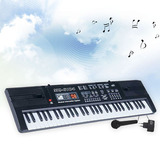 61键双供电儿童电子琴宝宝多功能钢琴玩具电子琴带直插电源话筒