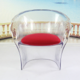透明 餐椅会所椅子创意欧式椅设计师家居椅子椅咖啡厅水晶休闲椅