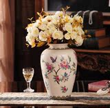 美式陶瓷干花花器花瓶现代简约客厅餐桌创意时尚摆件家居装饰品