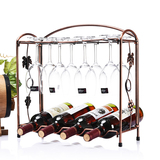 创意欧式红酒架摆件酒瓶架展示架客厅葡萄酒架简约现代家用洋酒架