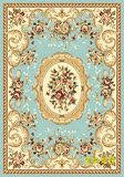 美尚地毯客厅茶几家用欧式蓝色地毯卧室床边毯欧美雕花工艺地毯