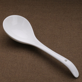 特价陶瓷餐具勺子创意简约骨瓷长柄喝汤大勺小汤勺子家用瓷勺餐具