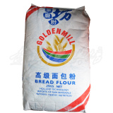 烘焙原料 金磨坊高筋面粉高粉小麦粉金像粉面包粉吐司材料25kg