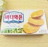 批发韩国进口零食品 可拉奥奶酪薄脆饼干煎饼瓦夫35g小盒黄油薄饼