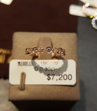 香港代购周生生专柜点睛品 18K镶钻玫瑰金 戒指钻戒