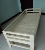 定制加宽床拼接床大床拼小床实木床松木床加长床板儿童床床加宽