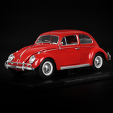 仿真车模 WhiteBox 1:24 金属汽车模型 1961 大众甲壳虫1200 红色