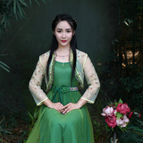 两人故事中国风复古原创设计女装短外套女夏季薄款绣花女士小外套