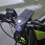 太阳能自行车前灯3WLED车灯无需电池USB充电公路山地骑行必备照明