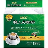 2袋包邮日本UCC绿色浓郁职人 滤挂滴漏挂耳式咖啡 新包装18包