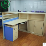 北京办公家具特价办公桌单人位带柜子职员桌员工桌屏风卡座组合