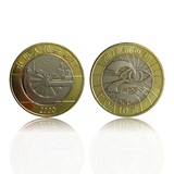 【特价】中国迎接新世纪纪念币 2000年 卷拆品相硬币