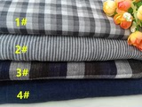 外贸纯棉纯色/格子/条纹双层纱布料 宝宝服装床品面料 5-5.8元/米