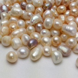 天然散装珍珠磨珍珠粉供佛DIY首饰药用珍珠粒异形珍珠散珠50g批发
