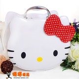 hello kitty 韩国可爱女孩收纳包 立体手提包包化妆箱 旅行化妆包