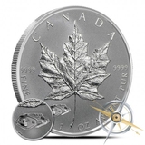 北京现货2016年加拿大枫叶银币1盎司密印二战马克五坦克Privy加字