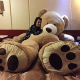 美国大熊超大号毛绒玩具布娃娃泰迪熊2米1.6米抱抱熊生日礼物女生