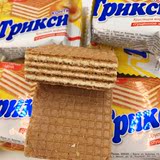 俄罗斯进口威化食品糖果华夫饼干特里克牛奶夹心芝士威化 4份包邮