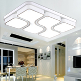 客厅灯长方形卧室节能吸顶灯具简约现代遥控大气LED餐厅温馨灯饰
