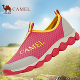骆驼女鞋运动鞋夏季户外徒步鞋超轻便平底防滑网鞋透气女式网面鞋