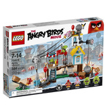 正品LEGO乐高积木75824愤怒的小鸟系列猪城毁灭2016 拼装玩具现货