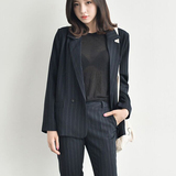 2016春秋款韩版OL西装职业套装女士长袖显瘦休闲西服工装两件套