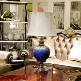 欧式美样板房装饰品创意家居客厅卧室摆件景德镇高档陶瓷台灯奢华