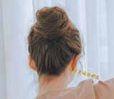 韩国假发包女丸子头蓬松发包花苞头卷发包自然逼真拉绳大发包包邮