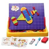 六一礼物 美赞臣玩具 益智创意学习箱 儿童创作手提箱磁性画板1.2