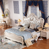 欧式家具实木套装组合卧室全套六件套结婚房成套家具衣柜床梳妆台