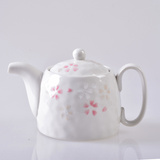 淡雅创意陶瓷茶壶过滤 手工手绘普洱茶花草水果茶具水壶 功夫茶具