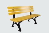 防晒防雨钢芯塑木户外小区室外公园庭院休闲椅公共座椅园林休闲凳