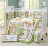 全棉可定制婴儿床品套件 纯棉婴儿床围床单床笠 可拆洗新生儿床品