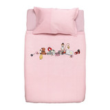 上海宜家代购 纳尼格  儿童床上用品三件套, 粉红色