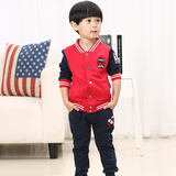 2016童装春秋装 儿童棒球服运动套装 男童韩版中小童长袖两件套