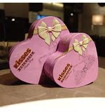 婚礼糖盒批发 好时巧克力6-10粒装礼品盒心形婚庆创意喜糖盒子