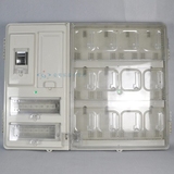 透明电表箱塑料电表箱单相电表箱12户室外防水防盗电表计量配电箱