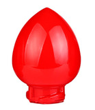 红色玻璃佛灯灯罩 波灯财神灯招财灯供灯罩 佛具佛教用品