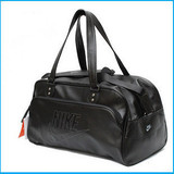 耐克NIKE单肩斜挎包 健身包运动包 大容量进口pu皮男手提包旅行包