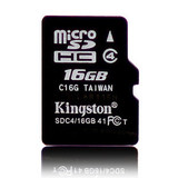 原装金士顿16GTF卡microSD卡手机内存卡16GB存储卡平板电脑内存卡