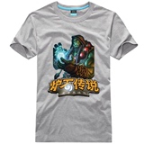 炉石传说T恤衫萨尔魔兽世界WOW游戏周边衣服青少年学生大码短袖夏