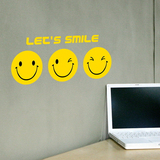 DIY墙贴冲皇冠促销- 创意韩国艺术墙贴墙饰◆卡通 笑脸表情◆