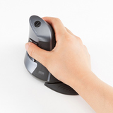 日本Sanwa 2.4G激光无线握式鼠标直立垂直健康防鼠标手人体工学
