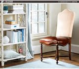 欧式美式法式复古怀旧实木餐椅 休闲椅 书椅新古典餐椅设计师家具