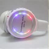 立体声发光电脑耳麦插卡头戴式无线语音运动游戏影音通用耳机包邮